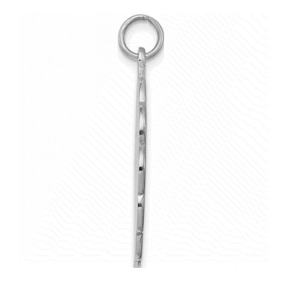Sterling Silver Disc Pendant – view 2