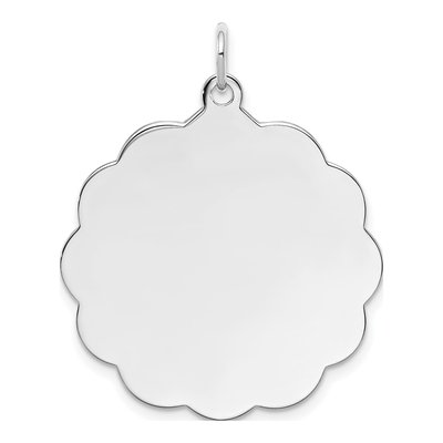 Sterling Silver Disc Pendant