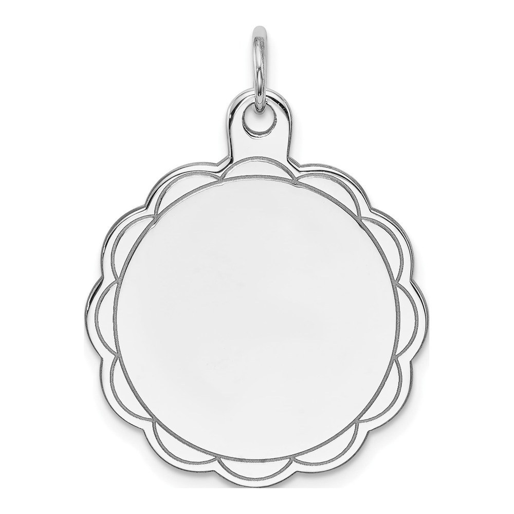 Sterling Silver Disc Charm