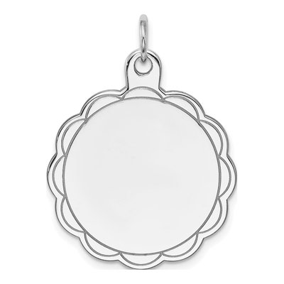 Sterling Silver Disc Charm