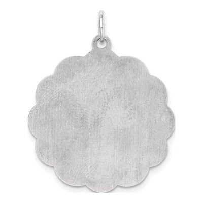 Sterling Silver Disc Pendant – view 4
