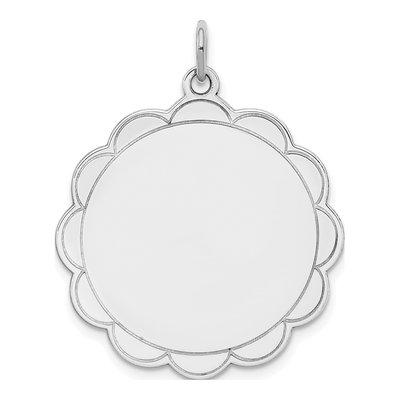 Sterling Silver Disc Pendant