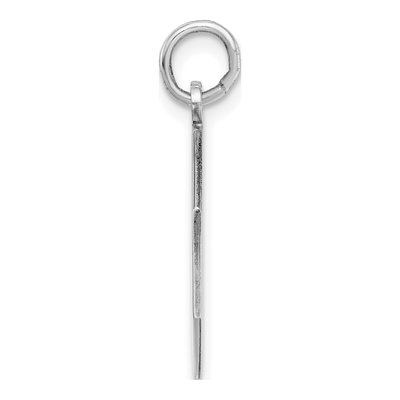 Sterling Silver Octagon Disc Charm – view 2