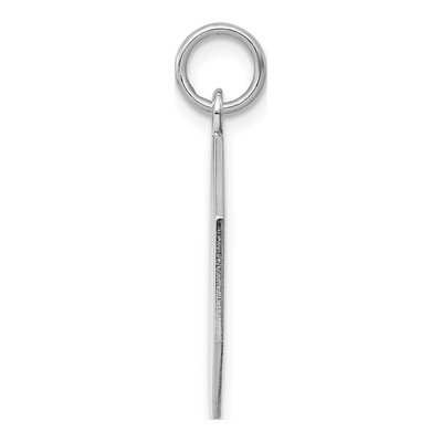 Sterling Silver Octagon Disc Charm – view 2