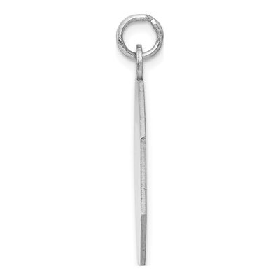 Sterling Silver Octagon Disc Charm – view 2