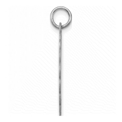 Sterling Silver Disc Pendant – view 3