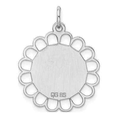 Sterling Silver Disc Pendant – view 5