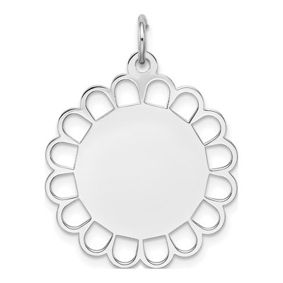 Sterling Silver Disc Pendant