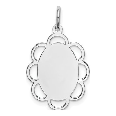 Sterling Silver Disc Pendant