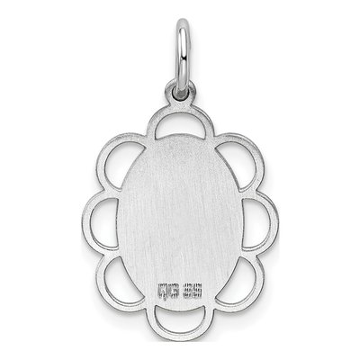 Sterling Silver Front Back Disc Charm – view 4