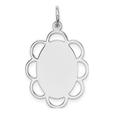 Sterling Silver Front Back Disc Charm