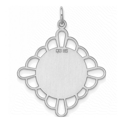 Sterling Silver Disc Pendant – view 5