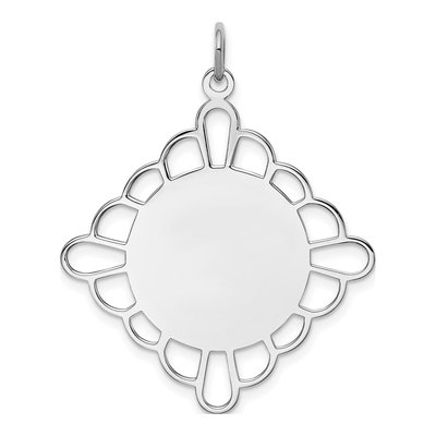 Sterling Silver Disc Pendant