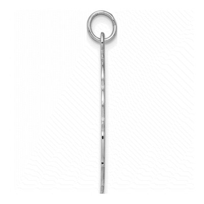 Sterling Silver Disc Pendant – view 2