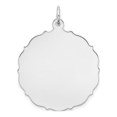 Sterling Silver Disc Pendant