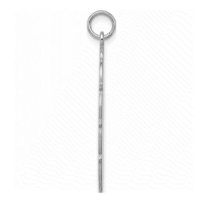Sterling Silver Disc Pendant – view 2