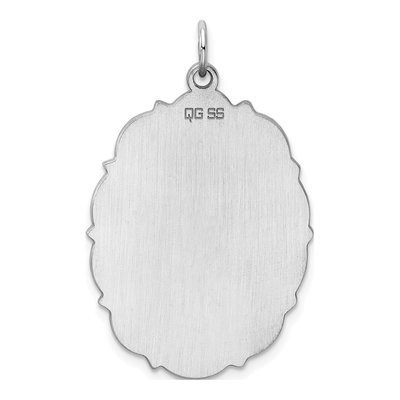 Sterling Silver Disc Pendant – view 4