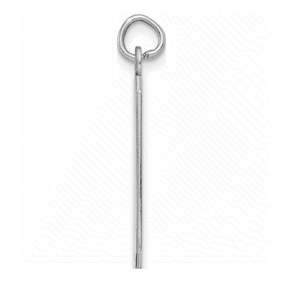 Sterling Silver Rectangle Disc Charm – view 3