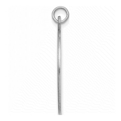 Sterling Silver Oval Disc Charm – view 3