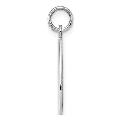 Sterling Silver Teardrop Disc Charm – view 3