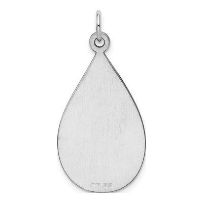 Sterling Silver Teardrop Disc Charm – view 5