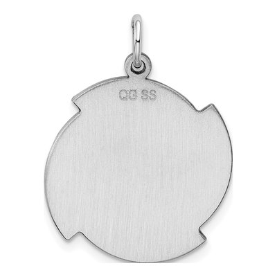 Sterling Silver Disc Pendant – view 5