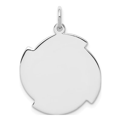 Sterling Silver Disc Pendant