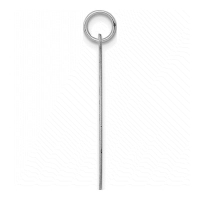 Sterling Silver Round Disc Pendant – view 3