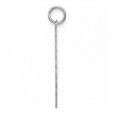 Sterling Silver Scalloped Patterned Front Back Charm – view 3