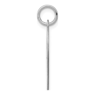Sterling Silver Heart Disc Pendant – view 3