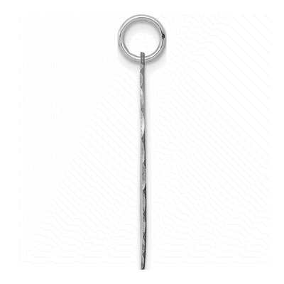 Sterling Silver Heart Disc Pendant – view 3