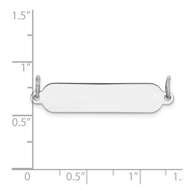 Sterling Silver Front Back Plate Pendant – view 4