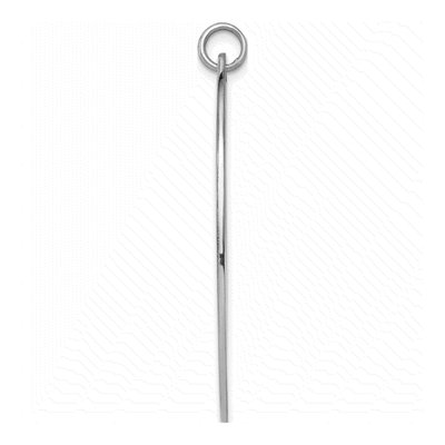 Sterling Silver Sterl Oval Front Back Disc Charm – view 3