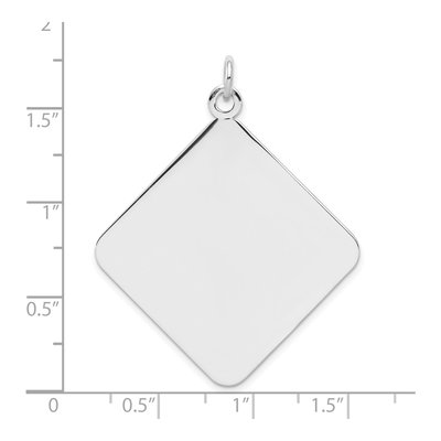 Sterling Silver Disc Pendant – view 5