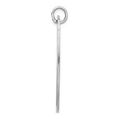 Sterling Silver Disc Pendant – view 2