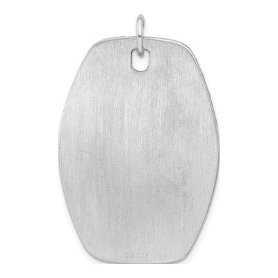 Sterling Silver Disc Pendant – view 3
