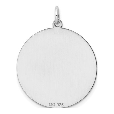 Sterling Silver Round Disc Charm – view 5