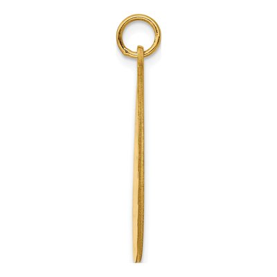 Gold-Plated Sterling Silver Round Disc Charm – view 3