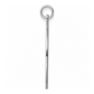 Sterling Silver Round Disc Charm – view 2