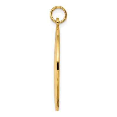 Gold-Plated Sterling Silver Round Disc Charm – view 2