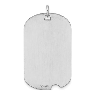 Sterling Silver Dog Tag Disc Charm – view 5