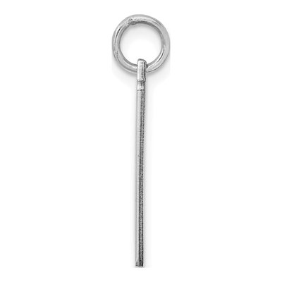 Sterling Silver Rectangle Disc Charm – view 3