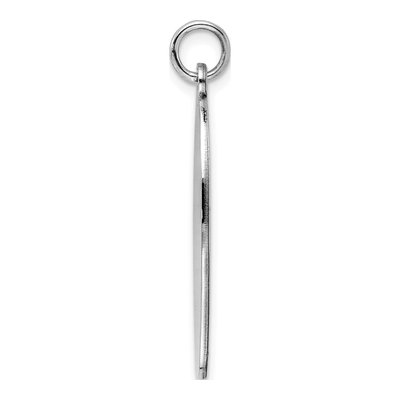 Sterling Silver Oval Disc Charm – view 2