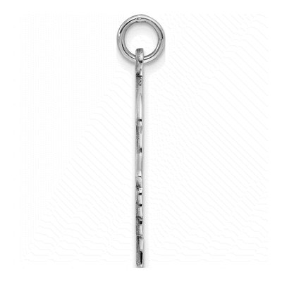 Sterling Silver Girl Disc Charm – view 3
