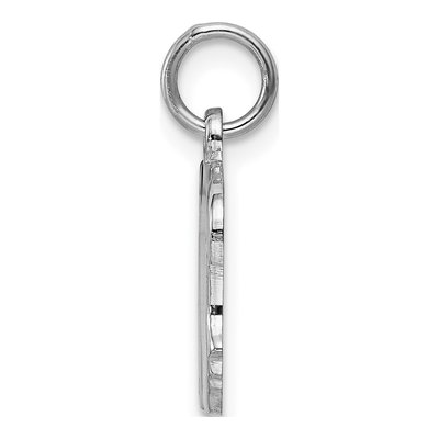 Sterling Silver Purple Enamel Girl Head Charm – view 3