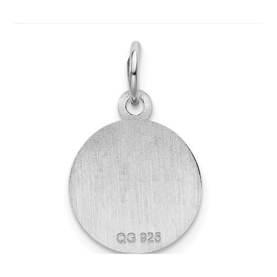 Sterling Silver Pink Enamel Girl Head Charm – view 5