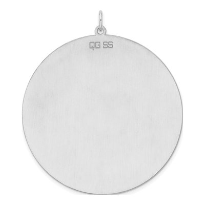 Sterling Silver Round Disc Charm – view 4