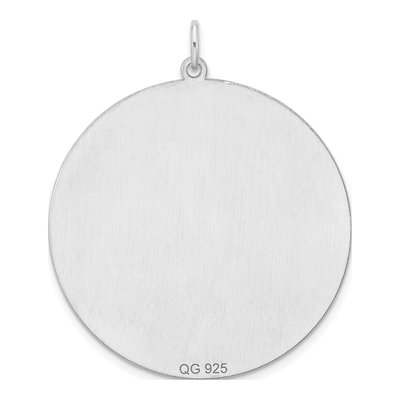 Sterling Silver Round Disc Charm – view 3