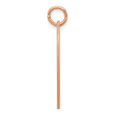 Rose Gold-Plated Sterling Silver Heart Disc Pendant – view 3