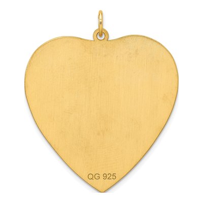 Gold-Plated Sterling Silver Disc Charm – view 3
